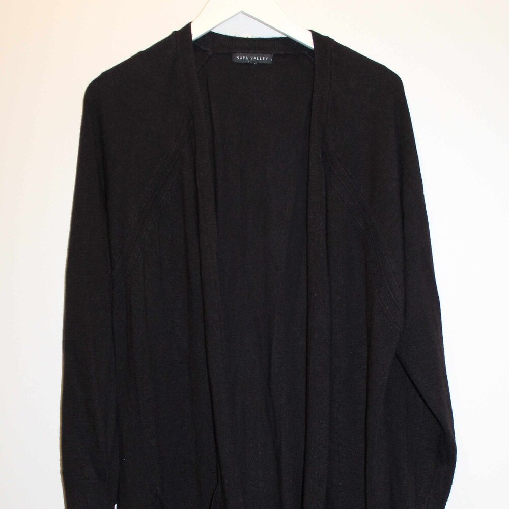 Black Nappa Valley Duster - Sz 3X